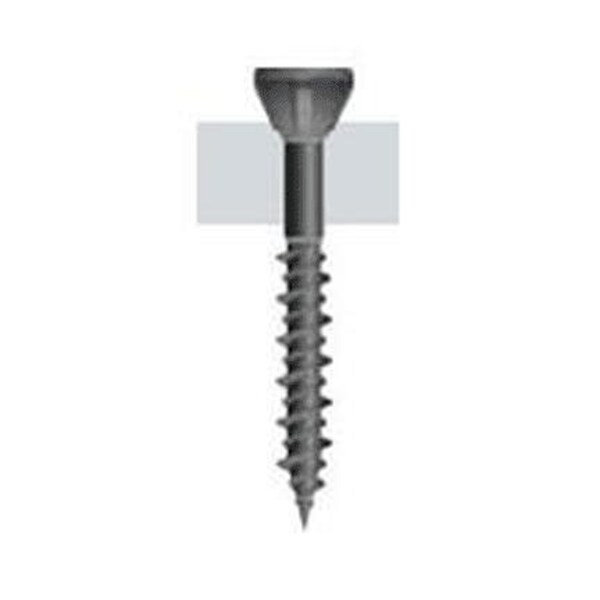 Wood Screw, #7, 1-1/4 in, Square Drive, 2500 PK